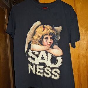 Teen Hearts Angel Cherub Crying Blood SADNESS T-shirt unisex